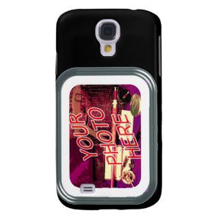 Frosted Glass Rectangle Frame Galaxy S4 Covers