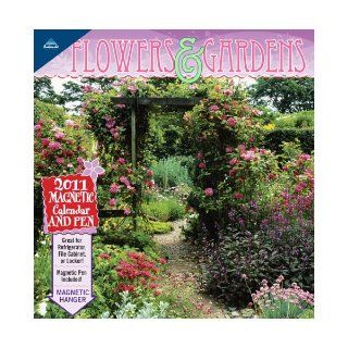 2011 Flowers & Gardens   Magnetic Mini Calendar Perfect Timing   Avalanche 9781606773420 Books