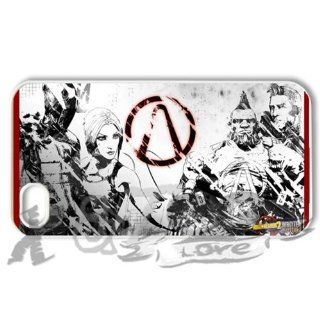 borderlands 2 X&TLOVE DIY Snap on Hard Plastic Back Case Cover Skin for Apple iPhone 4 4G 4S   2302 Cell Phones & Accessories