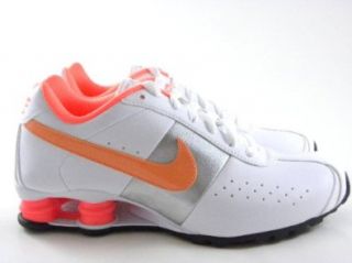 Nike Shox Classic 2 White/Mango Orange Running Gym/Work Women Shoes 343907 182 (10) Shoes