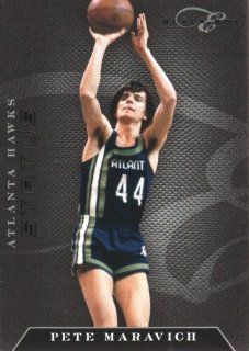 2010 11 Panini Elite Black Box Basketball #182 Pete Maravich #'d /99 Atlanta Hawks NBA Trading Card at 's Sports Collectibles Store
