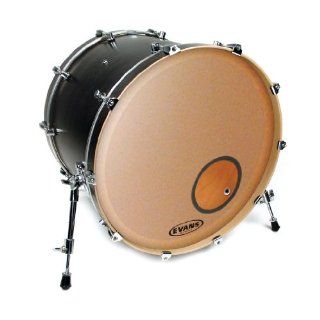 Evans EQ3 Resonant Frosted Bass Drum Head, 22 Inch Musical Instruments
