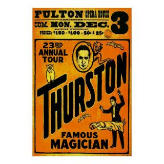 Thurston, Famous Magician 23rd annual tour. Print