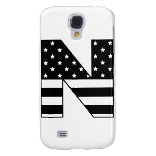 stars stripe letter N Galaxy S4 Cover