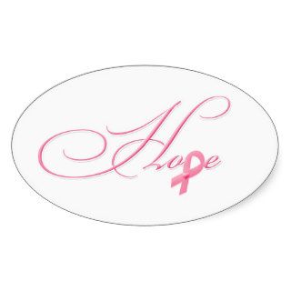 Hope Oval Sticker