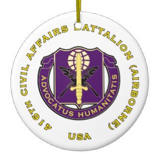 416th Civil Affairs Bn   Airborne Ornaments