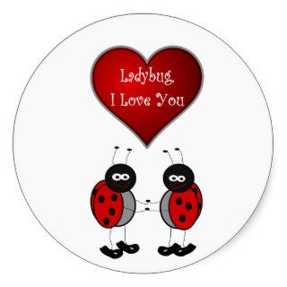 Ladybug Love Sticker/Seal