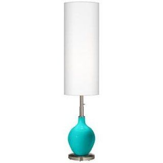 Turquoise Ovo Floor Lamp    