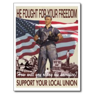 He Fought For Your Freedom Postcard