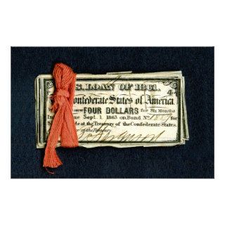 Civil War Red Tape Customized Stationery