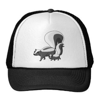 Tater and Tot the Skunks Mesh Hats