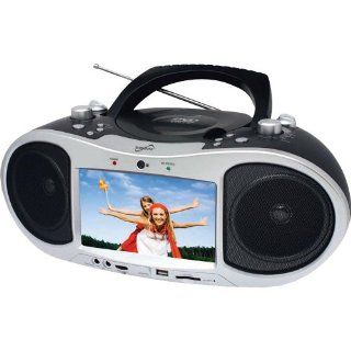 Supersonic SC 186D 7” Portable TFT LCD Display with DVD/CD/, AM/FM, USB & SD Card Slot