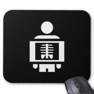 X Ray Vision Pictogram Mousepad