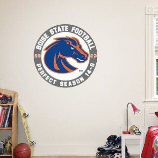 Boise State Broncos NCAA Perfect Season Logo Fathead 3'3"W x 3'3"H  HUGE 