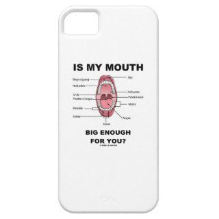 Is My Mouth Big Enough For You? (Anatomical Humor) iPhone 5/5S Case
