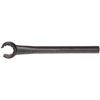 Martin BLK4118 Forged Alloy Steel 9/16" Opening Flare Nut Wrench, 12 Point, 6 25/32"Overall Length, Industrial Black Finish Open End Wrenches