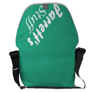 Jungle Green Formal Personalizable Manly Messenger Bags
