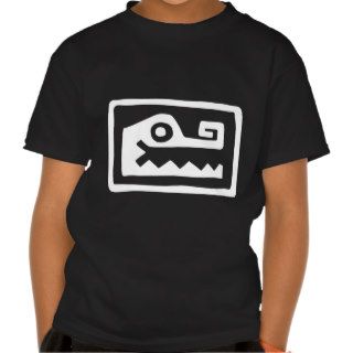 Gator, Mexican hieroglyph(Maya) T Shirts