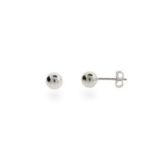 6mm Sterling Silver Bead Earrings Eve's Addiction Jewelry