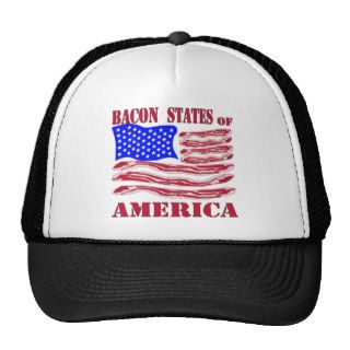 Bacon States Of America Mesh Hat