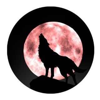 Custom Wolves Mouse Pad Standard Round Mousepad WP 221 
