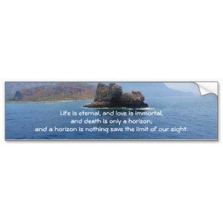 Inspirational Grieving Quote for Healing Bumper Stickers