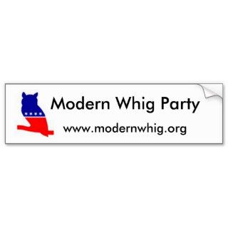 Modern Whig Party Bumper Sticker