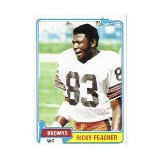 1981 Topps #196 Ricky Feacher Sports Collectibles