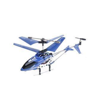 Extra Mini Long Distance Blue Infrared Radio Remote Control Toy Helicopter Toys & Games