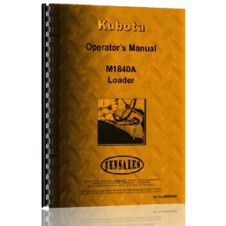 Kubota Loader M1860A for M8950 2WD Operator's Manual Jensales Ag Products Books