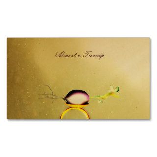 Almost a Turnip luxurious Gold Paper Business Card Template