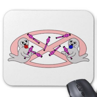 Stop Clubbing Baby Seals Mouse Pads