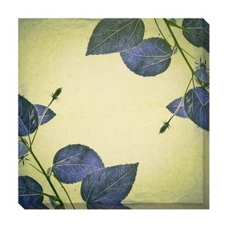 Hibiscus Flower Pattern I Oversized Gallery Wrapped Canvas Canvas