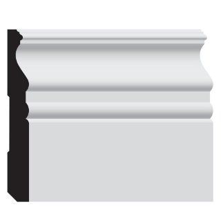 Nucasa M206 S Baseboard Molding Sample, Unfinished Maple, .6875 Inch by 5.25 Inch by 6 Inch   Wood Moldings And Trims  