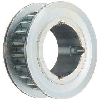 Gates P22 8MGT 12 GT 2 PowerGrip Steel Sprocket, 8mm Pitch, 22 Groove, 2.206" Pitch Diameter, 1/2" to 1" Bore Range, For 12mm Width Belt Roller Chain Sprockets