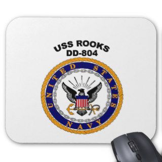 USS ROOKS (DD 804) MOUSE PAD