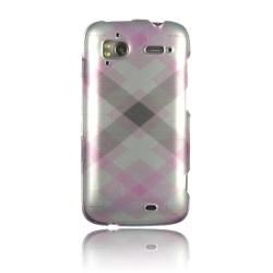 Luxmo Pastel Checker Snap on Protector Case for HTC Sensation 4G LUXMO Cases & Holders