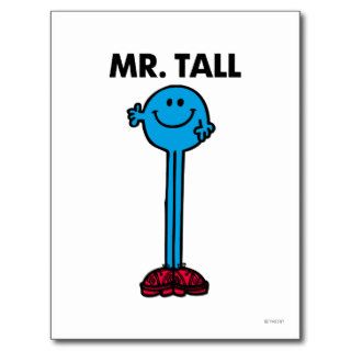 Mr Tall Classic Postcard