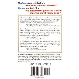 The Warren Buffett Way Investment Strategies of the World's Greatest Investor Robert G. Hagstrom 9780471177500 Books