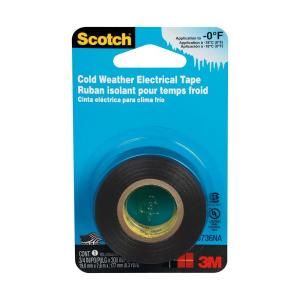 Scotch 3/4 in. x 25 ft. Cold Weather Electrical Tape 16736NA
