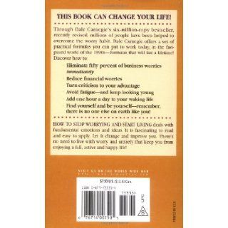 How to Stop Worrying and Start Living Dale Carnegie 9780671733353 Books