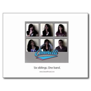 Cimorelli Logo with Album pic Post Cards