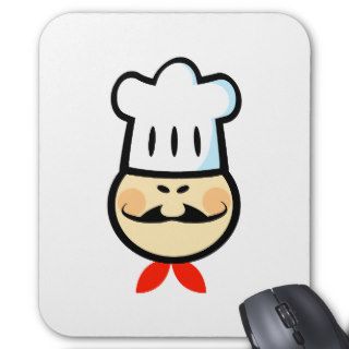 Chef Chefs Cook Cooking Food Cartoon Funny Mouse Pad