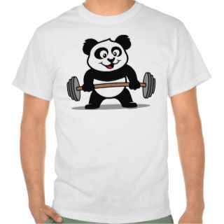 Weightlifting Panda Shirt