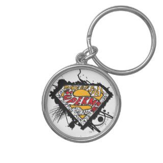 Superman, Logo with letters Key Chains