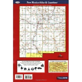 New Mexico Atlas & Gazetteer Delorme 9780899333175 Books