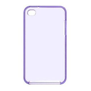 Crystal Silicone Skin Case for Apple iPod Touch 4G (Purple) Cell Phones & Accessories