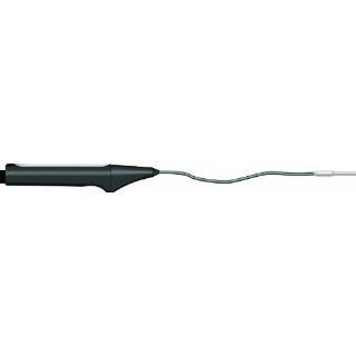 Testo 0628 0016 Pt100 Flexible Shaft Precision Immersion Probe with EEPROM, 6mm x 50mm Tip,  100 to +265 Degree C Range, 3.5mm Diameter x 1000 mm Length Temperature Sensors