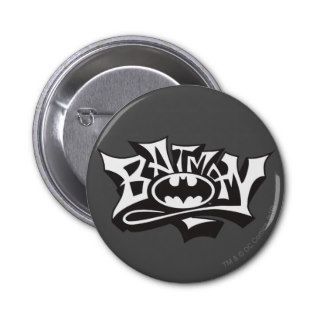 Batman Graffiti Name Button