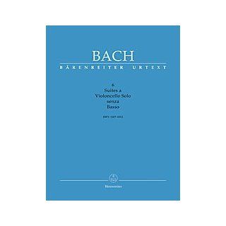 6 Suites a Violoncello Solo Senza Basso (Music Volume, Text Volume (German) and Facsimiles. Critical Performing Edition. Urtext of the New Bach Edition). Edited By Bettina Schwemer; Douglas Woodfull harris. for Violoncello. In Folder. BWV 1007 1012. Johan